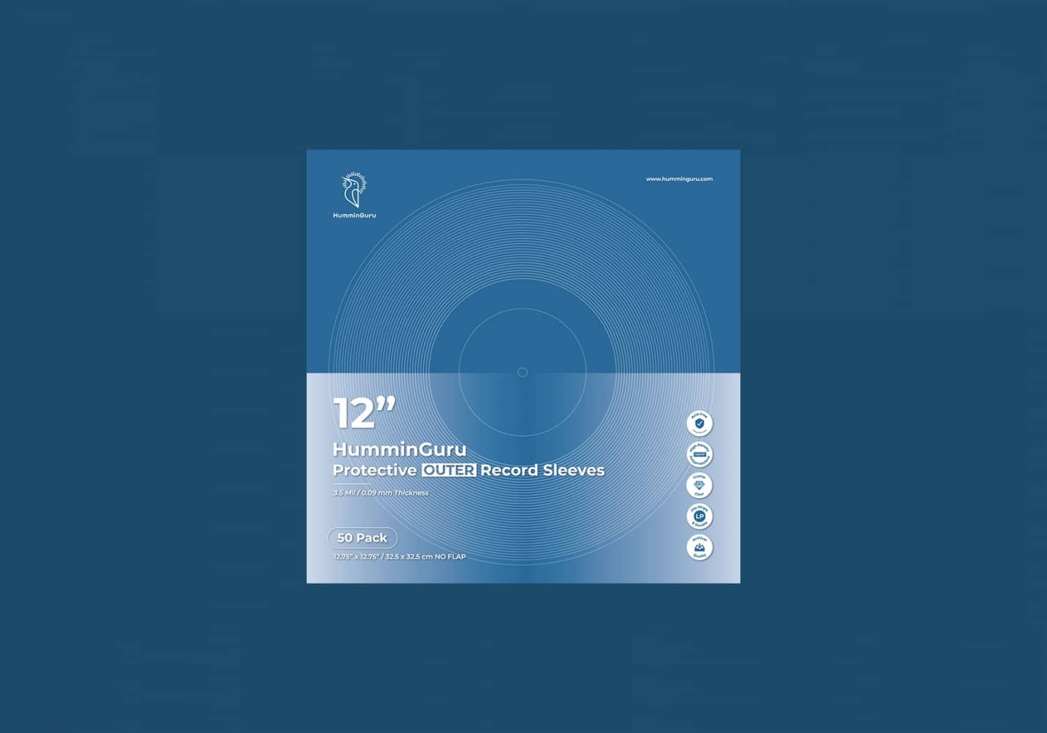 12" Protective Outer Record Sleeves thumbnail 2