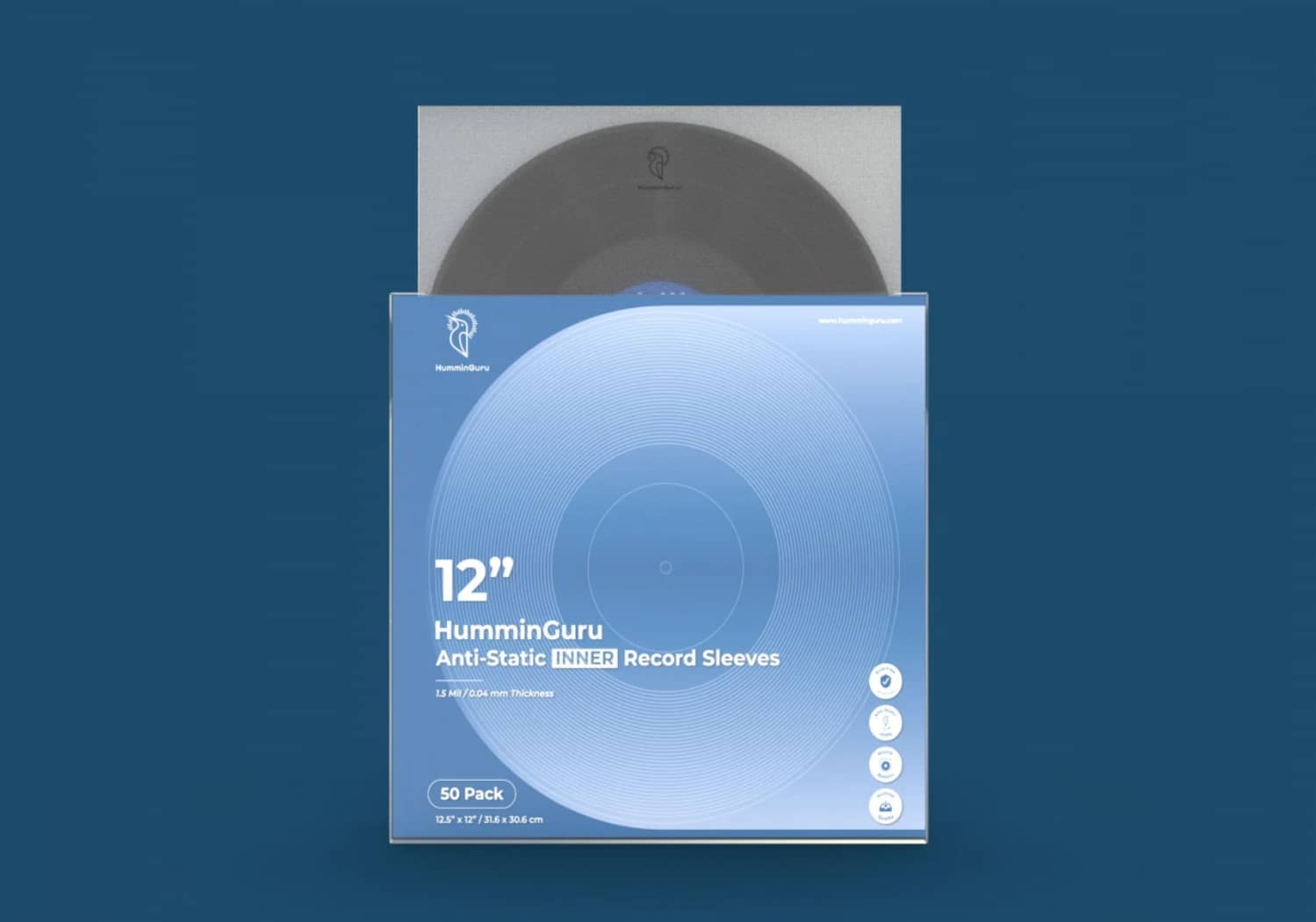 12" Anti-Static Inner Record Sleeves thumbnail 2