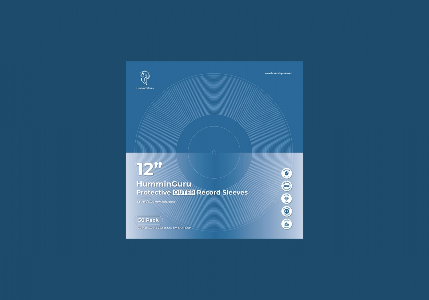 12" Protective Outer Record Sleeves thumbnail 2